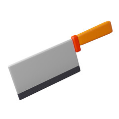 3D Kitchen Knife Illustration