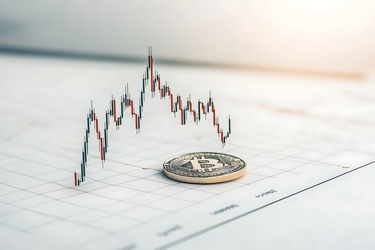 Bitcoin Crash: Market Decline Chart. - Powered by Adobe