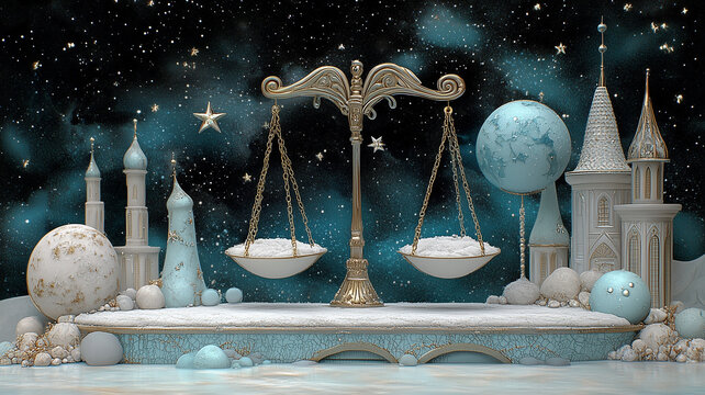 Legal balance scales in a glowing, abstract setting. A perfect representation of fairness and ethics. - Powered by Adobe