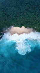 Hidden Beach Aerial View.