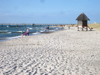 Strand der Ostsee-Halbinsel Fischland Zingst Darß bei Wustrow