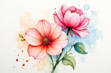 Beautiful Macro Photo.Colorful Flowers.Border Art Design.Magic Light.Close up Photography.Conceptual Abstract Image.White and Blue Background.Fantasy Art.Creative Wallpaper.Beautiful Nature.Water Drop