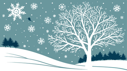 random falling snow flakes wallpaper snowfall