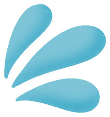 Water splash painting, water drops, Songkran Festival, Thailand