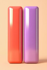 A 3D rendering of a bar graph with multiple colors set against a pink backdrop