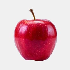 red apple isolated on white
