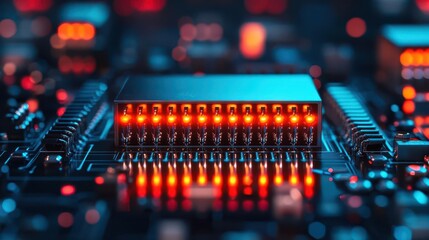 Detailed view of the entanglementbased quantum communication module, allowing secure quantum networking
