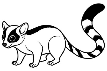 Sleek Ringtail Art