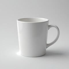 Obraz premium Plain White Coffee Mug on White Background
