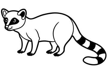 Sleek Ringtail Art