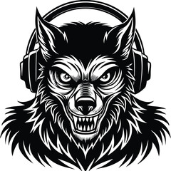 create-a-fierce-lion-wearing-headphones mascot