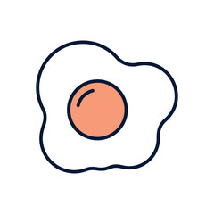 Omelette Vector icon