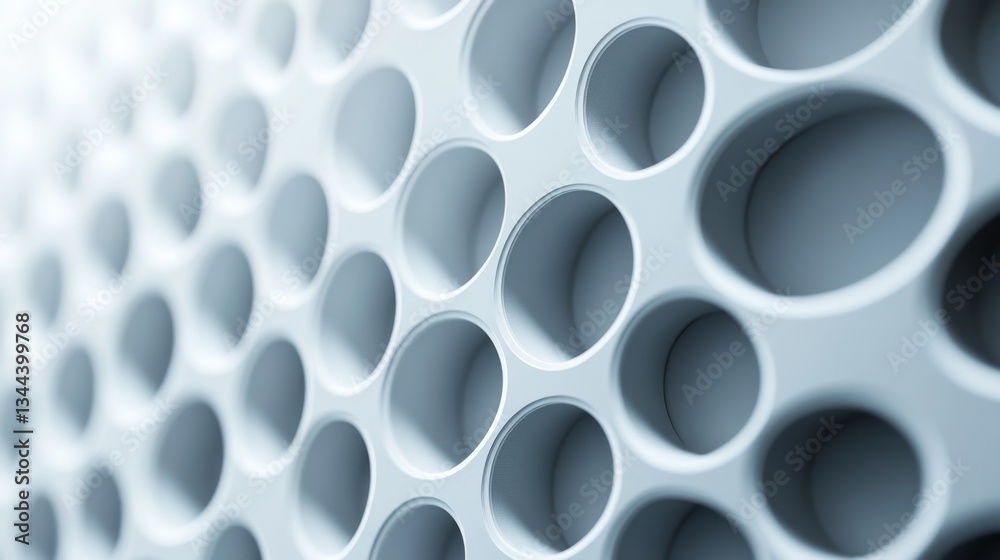 Poster abstract circular patterns on industrial material close-up modern design minimalist environment arti