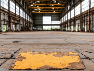 A factory shutting down due to rising operational costs, symbolizing the destructive impact of inflation on industries