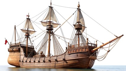 Obraz premium Wooden Galleon Ship
