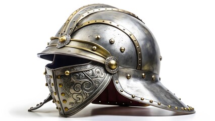 Medieval Helmet, Armor, Steel Headgear