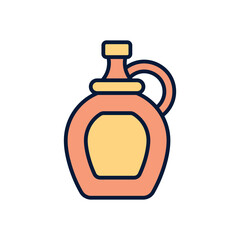 Maple syrup Vector icon
