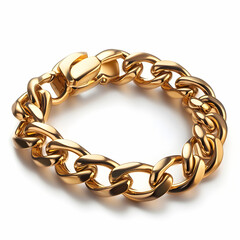 Obraz premium gold chain, golden chain isolated