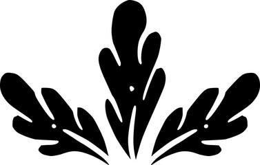 silhouette flower illustration