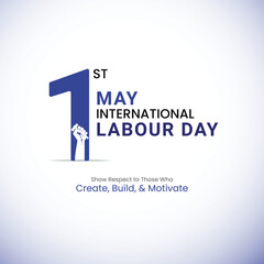 International Labour Day, A Group of People in different Construction workers, Labor day, Social Media Post Design