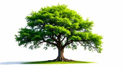 Big tree isolated on white background