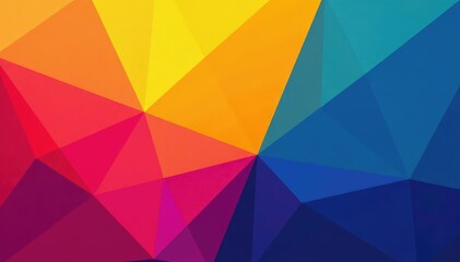Abstract geometric shapes, vibrant color block, graphic, trendy, minimal pattern