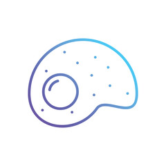Fried egg Vector icon