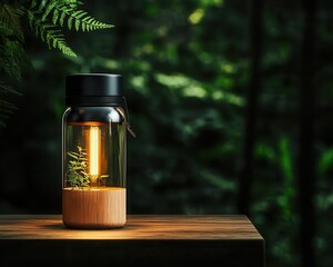 Biodegradable solarpowered lanterns for outdoor use, sustainable energy tech, ecofriendly camping gear