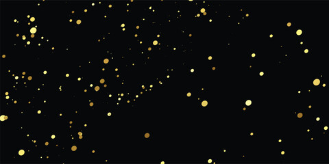 "Luxurious Golden Confetti Showering Across a Deep Black Background: Opulent Glittering Design for New Year’s Eve Celebrations and Brochure Templates"
