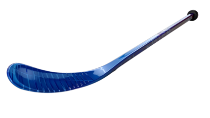 Colorful Ice Hockey Stick on White Background for Sports Use