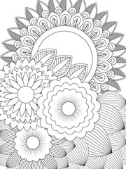 PrintFlowers Coloring Pages For Adules