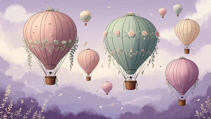 hot air balloon in sky