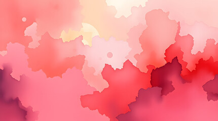 Obraz premium abstract watercolor-inspired digital background prompts featuring soft gradients, fluid blends, and vibrant hues, resembling natural elements like sky, ocean, nebulae, and sunset.