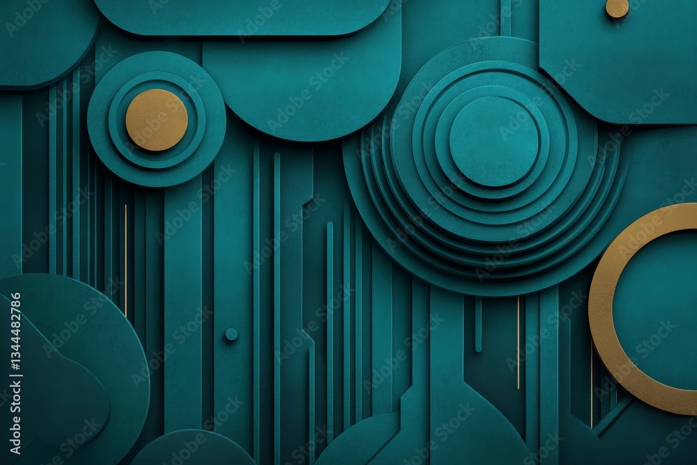 Poster soft gradient lines and shapes combine to create an abstract background