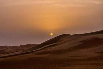 Empty Quarter Desert Dunes at Liwa, Abu Dhabi, United Arab Emirates