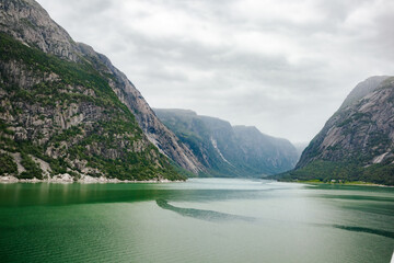 Fiord w Norwegii
