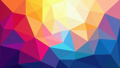 Obraz premium Geometric shapes, abstract backdrop, vibrant color, kaleidoscope, backdrop, minimalist