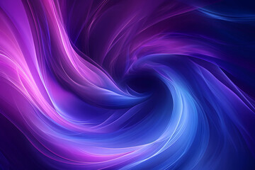 Obraz premium mesmerizing abstract blue purple colorful spectrum translucent glowing vortex shape surrounded with vibrant color lights