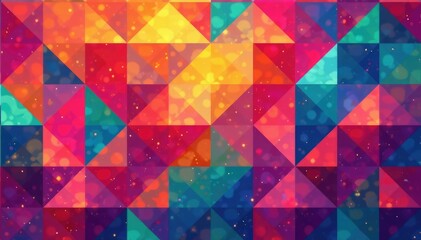 Abstract geometric shapes, colorful repeating background , background, pattern, colorful