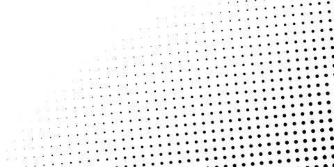 Abstract dotted halftone gradient texture. Vanishing polka dot background. Repeating dots gradation pattern simple art modern abstract