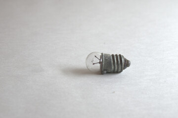 miniature incandescent bulb with E10 base. for flashlights, indicators and lanterns