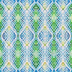 Snake skin seamless patterns, Vibrant seamless rainbow snake skin pattern for creative projects and graphic design.