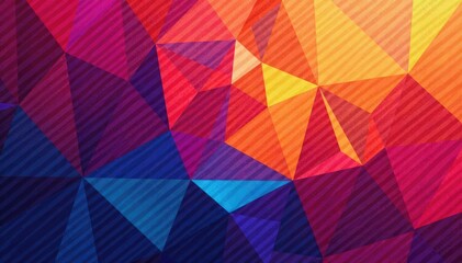Fototapeta premium Geometric abstract design with repeating shapes in vibrant hues , geometric, texture