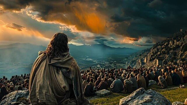 Sunset Sermon: A Spiritual Gathering on a Mountaintop