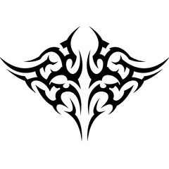 Bold Tribal Tattoo Designs Striking Black & White Vector Art