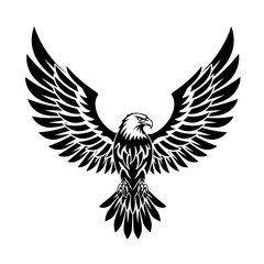 Obraz premium Bold Tribal Tattoo Designs Striking Black & White Vector Art