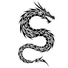 Bold Tribal Tattoo Designs Striking Black & White Vector Art