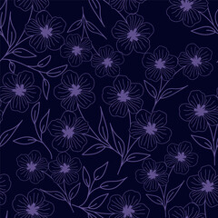 seamless floral flower pattern with Textile Allover Design on Background