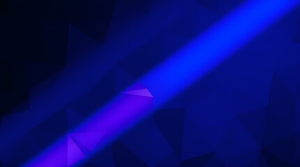 Diagonal blue and purple laser beam glowing brightly against a dark background.
