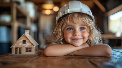 Adorable Little Architect: A Child's Dream of Building